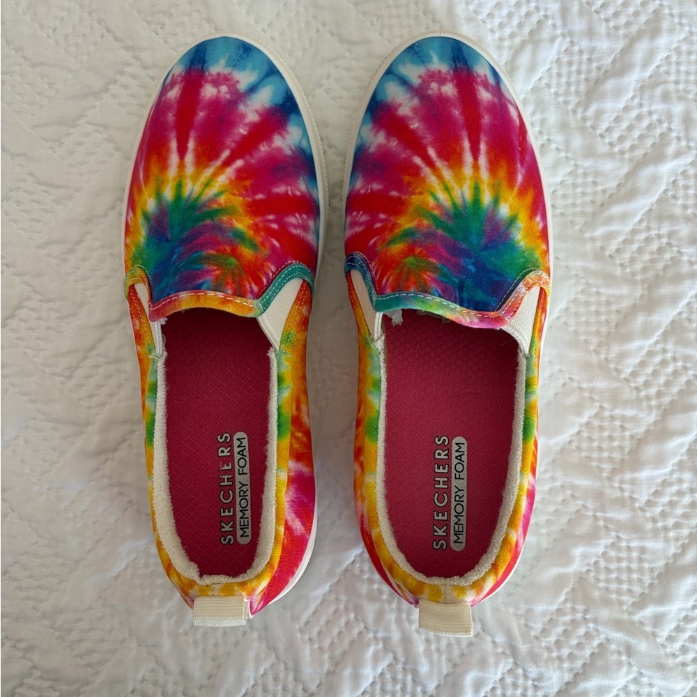 Women’s Skechers Tie-Dye Slip-On Shoes